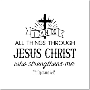 All Things Through Christ Posters and Art